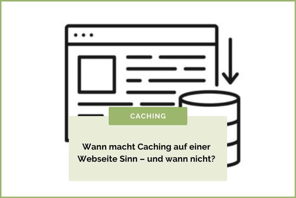 Illustration von Caching für Websites